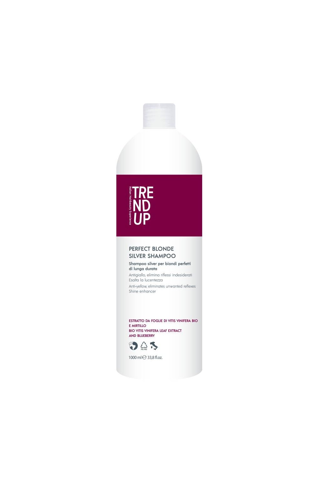 Trend up SILVER Šampon pro blond vlasy, pro neutralizaci žlutých tónů, oživení barvy 1000ml