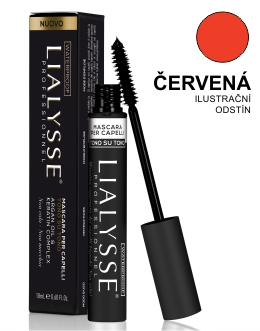 Lialysse Barvící řasenka pro oživení a tónování vlasů 18ml - ČERVENÁ