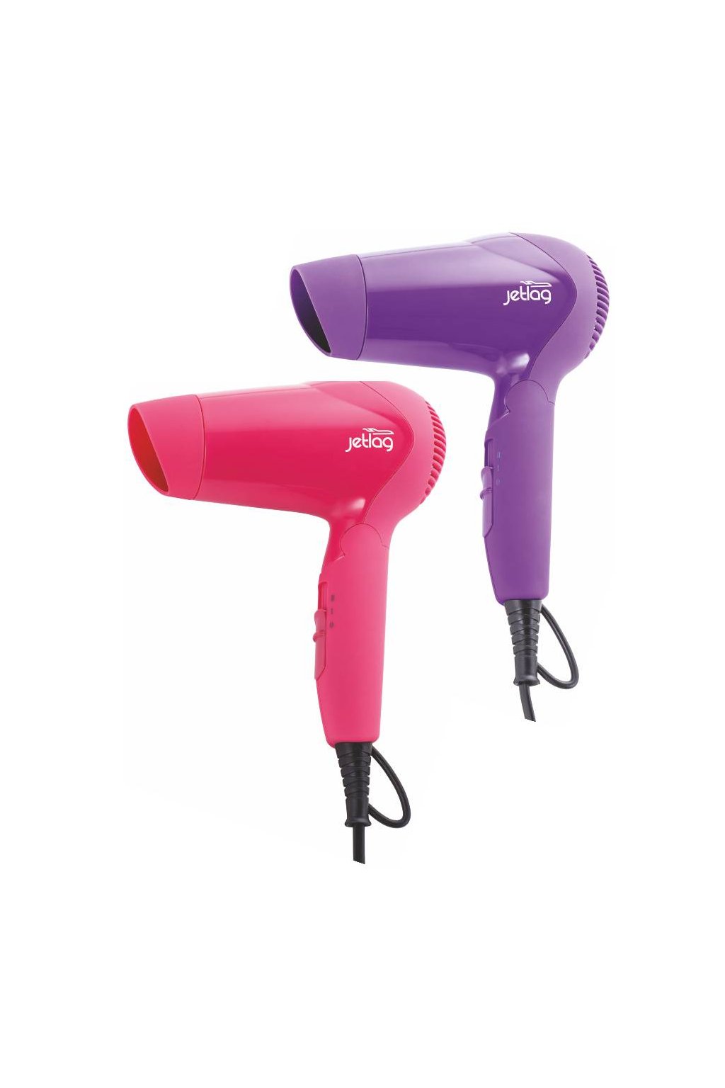 Fén JETLAG FIALOVÝ cestovní skládací, exkluzivní Soft Touch povrch 1200W