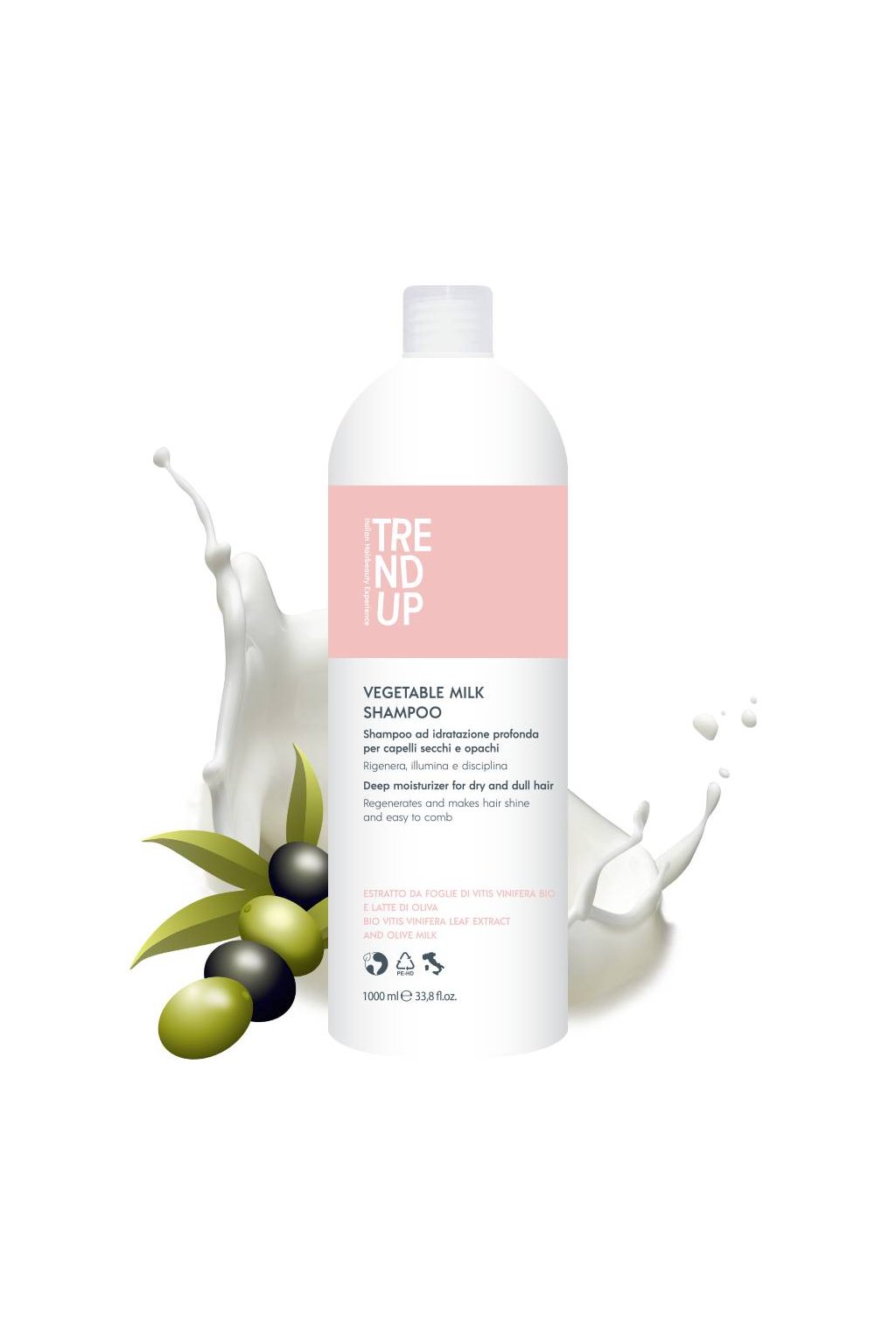 Trend up MILK Šampon pro hydrataci a revitalizaci suchých vlasů 1000ml