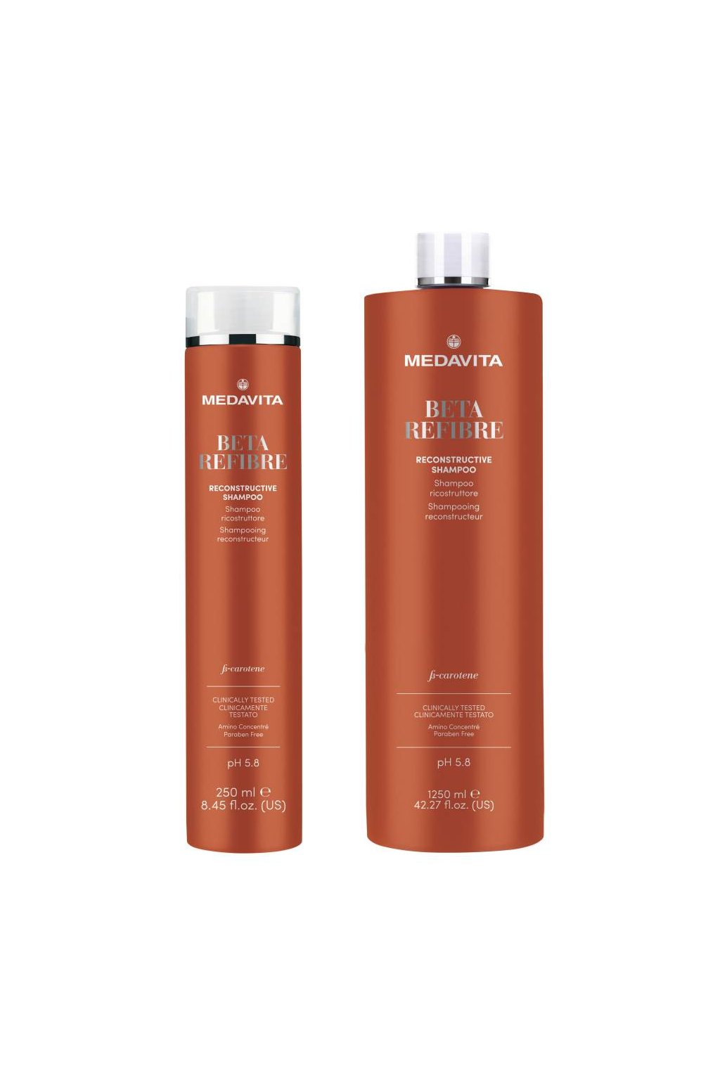 Medavita Beta Refibre Šampon hloubkově obnovující a posilující s anti-age účinkem 1250ml