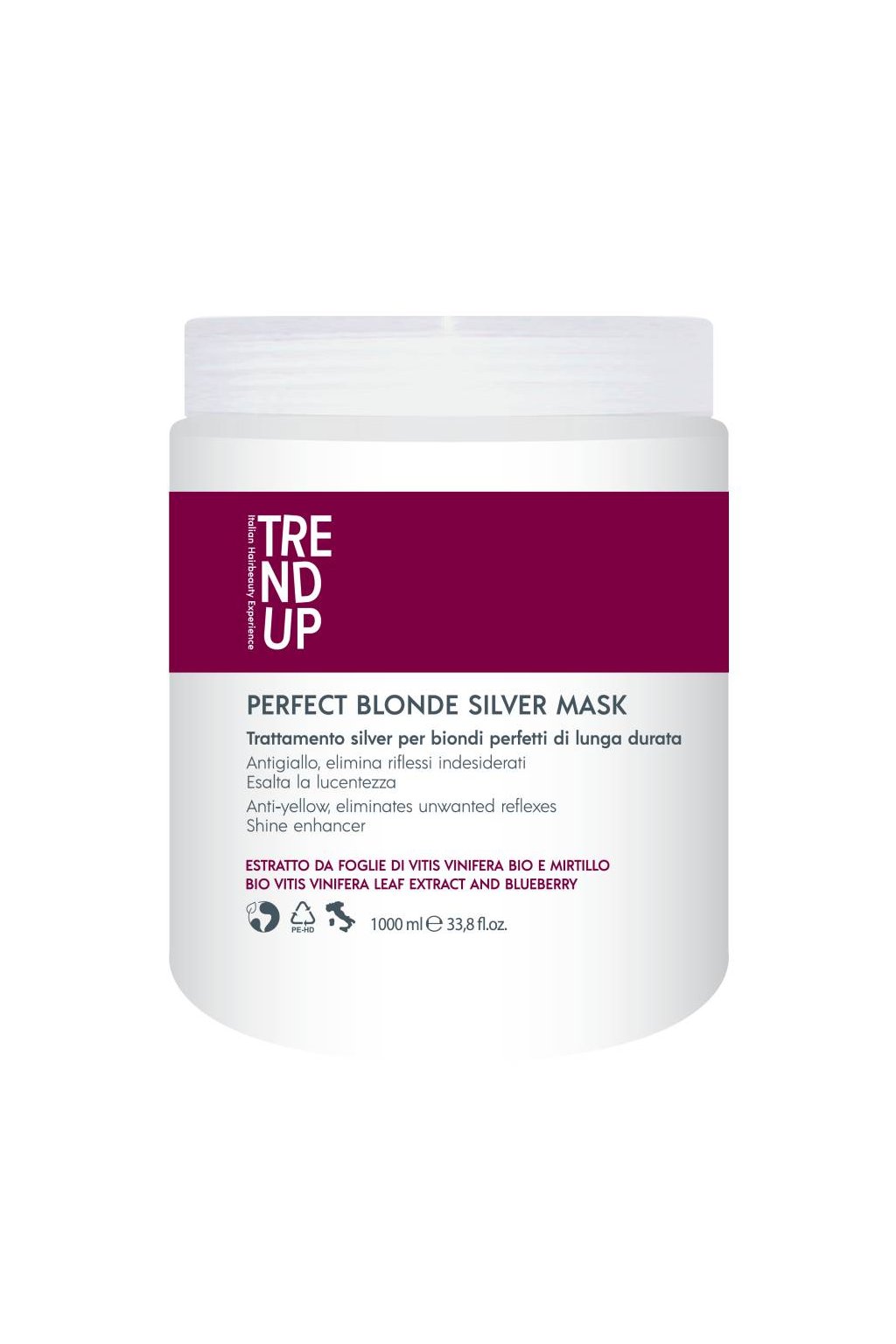 Trend up SILVER Maska pro blond vlasy, pro neutralizaci žlutých tónů, oživení barvy 1000ml